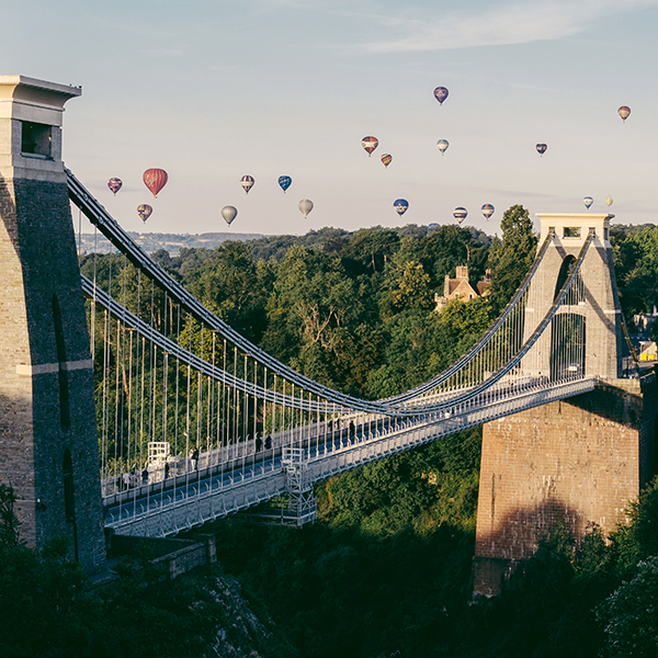 Bristol bridge andballoons
