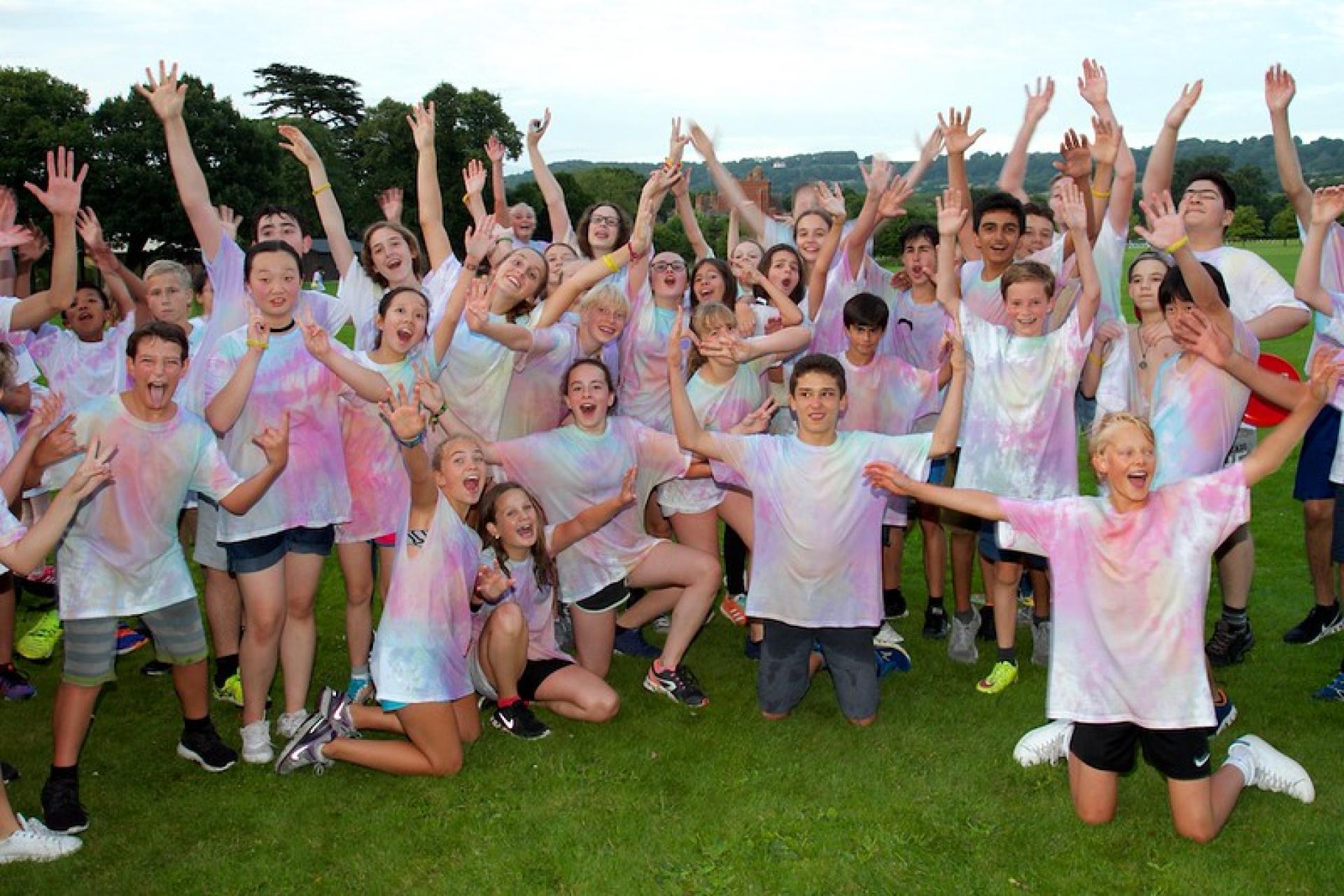 Pupils on ECS English summer boarding camp