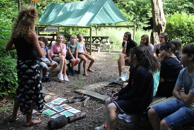 Outdoor learning nature studies at ECS