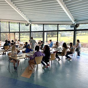 Food and catering dining hallbusy